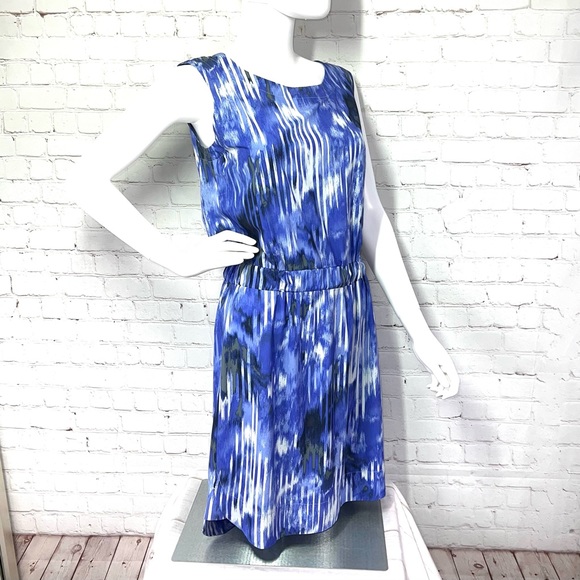 Athleta Dresses & Skirts - NWOT |•ATHLETA•| Blue Elastic Waist Tank Dress